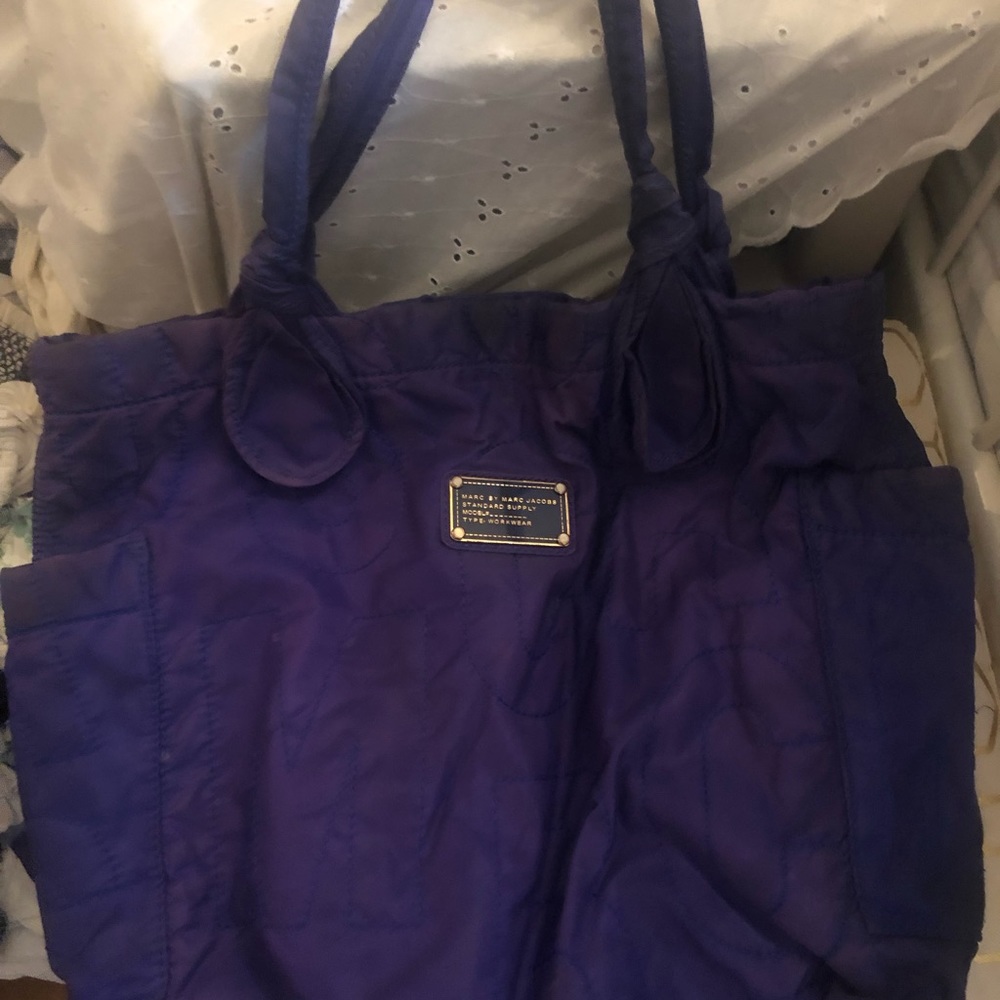 Marc by Marc Jacobs Cobalt Quilted Tote Bag